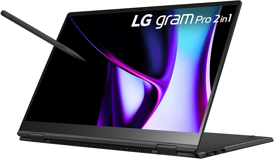 LG gram Pro 16-inch 2in1 Thin and Lightweight Laptop, Intel Evo
