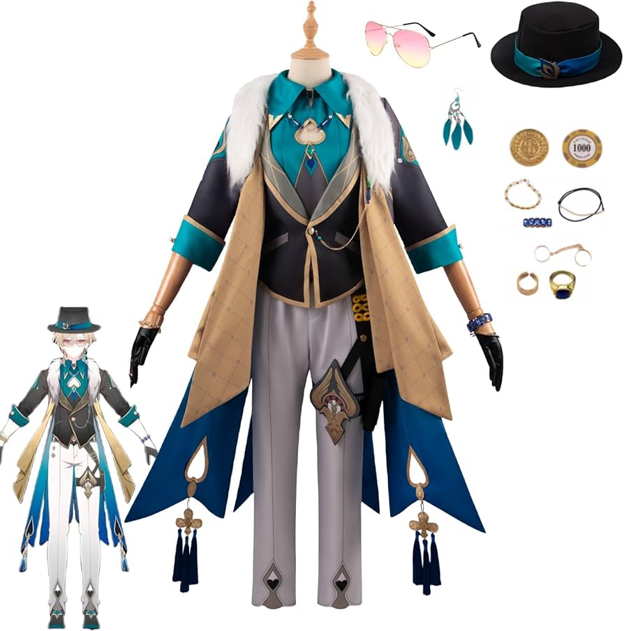 Amazon.co.jp: 崩壊スターレイル アベンチュリン コスプレ衣装 帽子+