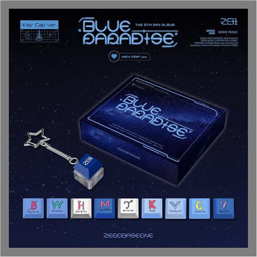 Amazon.com: ZEROBASEONE BLUE PARADISE 5th Mini Album with Tracking