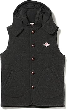Amazon | [ビームス] DANTON 別注 ベスト ウールモッサ ダウンベスト