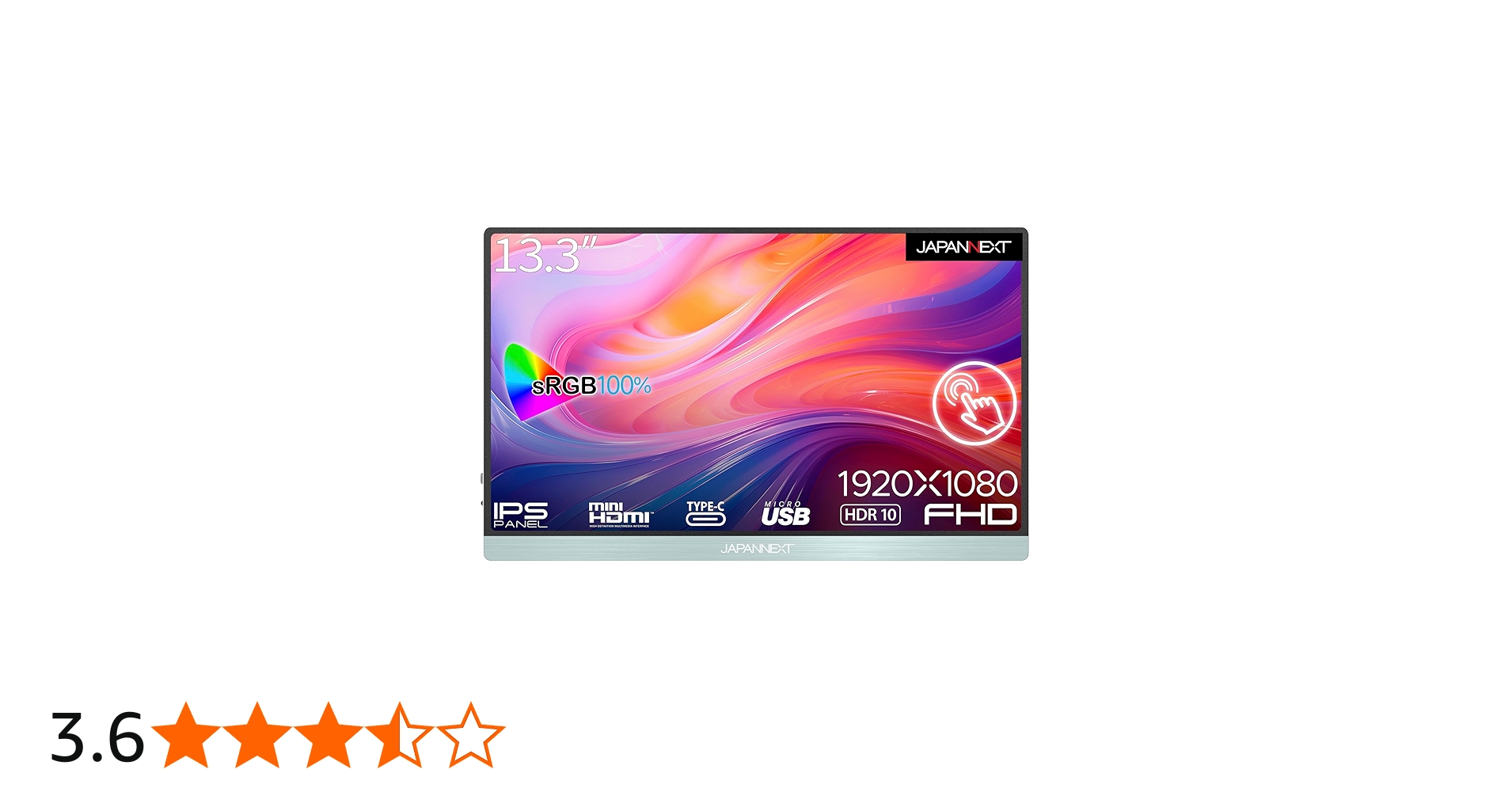 Amazon.co.jp: JAPANNEXT 13.3インチ モバイルモニター IPS パネル