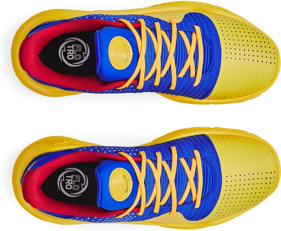 Amazon | Under Armour Curry4 Low Flotro - メンズ(ブルー/イエロー