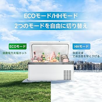 Amazon.co.jp: 車載冷蔵庫 ポータブル冷蔵庫 急速冷凍 19L -22℃～20