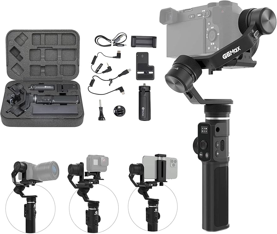 Amazon.com : FeiyuTech G6 Max 4-in-1 Gimbal, 3-Axis Handheld