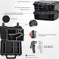 Amazon.com : Lekufee Waterproof Hard Case for DJI Osmo Mobile 6/5