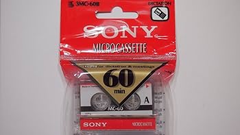Amazon.co.jp: ソニー 60分 ブランク マイクロカセットテープ MC-60 3