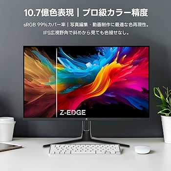 Amazon.co.jp: Z Z-Edge(ゼロエッジ) 4K モニター 27型 IPS UHD