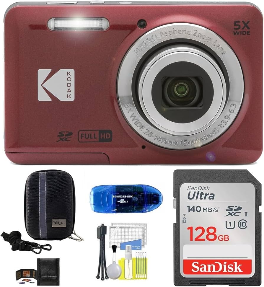 美品】Kodak PIXPRO FZ55 ※箱/保証書/SDカードリーダー付き Amazon.com