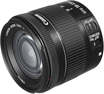 Canon EF-S 18-55 mm f/4-5.6 IS STM Lens for Camera - Black: Amazon