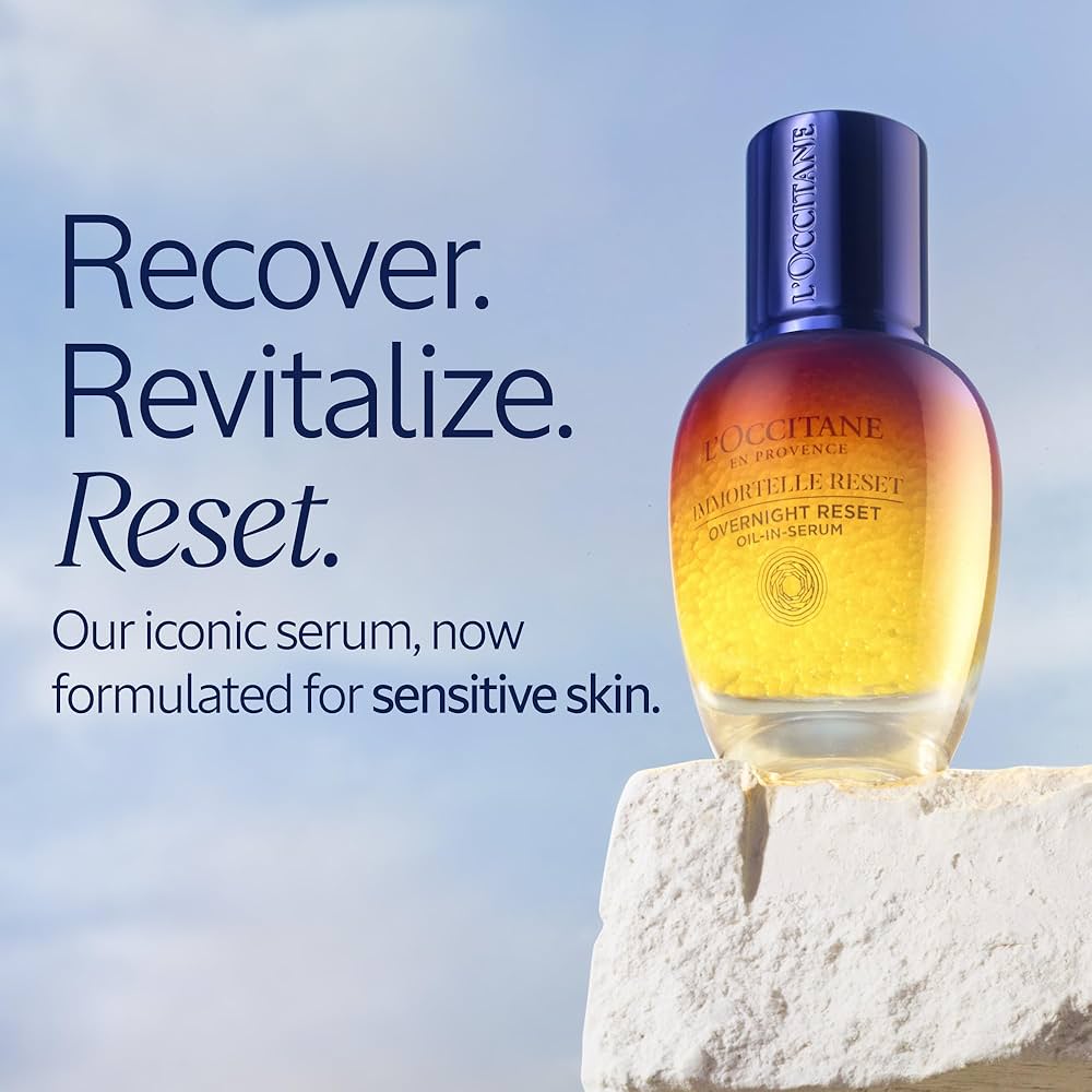 Amazon.com: L'Occitane Immortelle Overnight Reset Oil-in-Serum