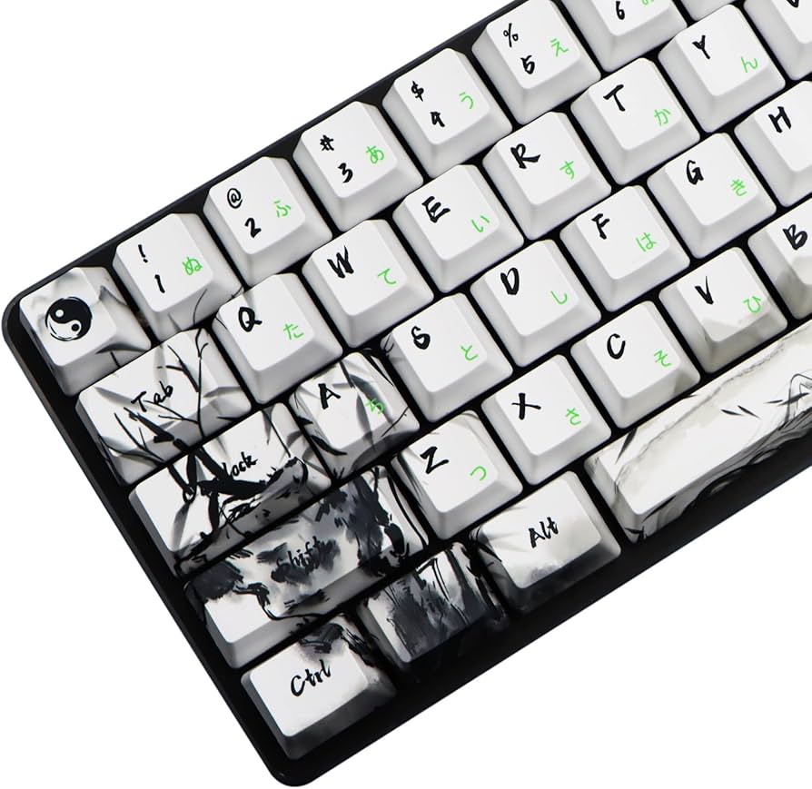 Amazon.com: MOLGRIA Keycaps 71 Set Ink Panda for 71 64 61 Keys