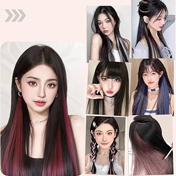 Amazon.co.jp: Yokosen エクステ ワンタッチエクステ カラーエクステ