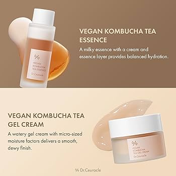 Amazon.com : Dr.Ceuracle Vegan Kombucha Tea Essence and Gel Cream