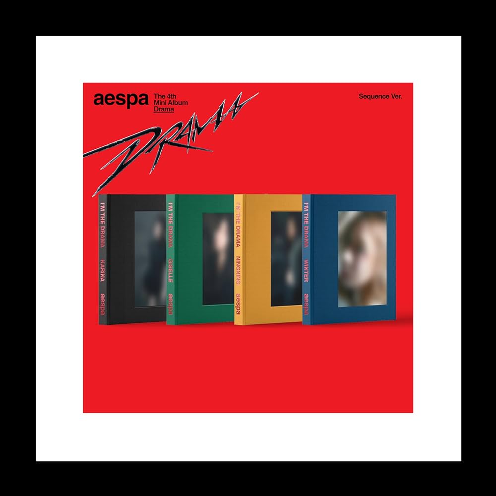 aespa Drama 4th Mini Album Sequence Random Version CD+72p Booklet+