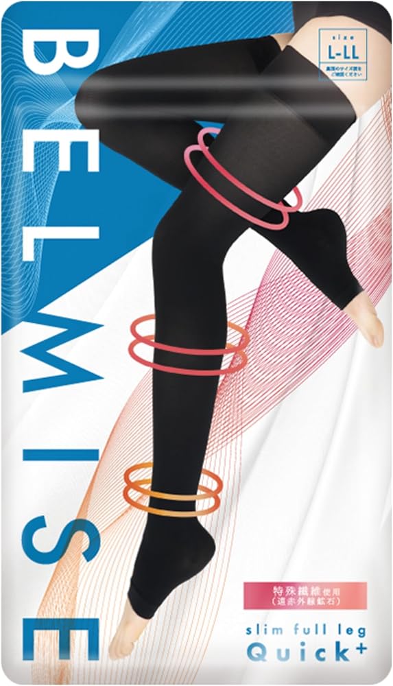 Amazon.co.jp: [ベルミス] Quick+ 夏用 着圧ソックス フルレッグ