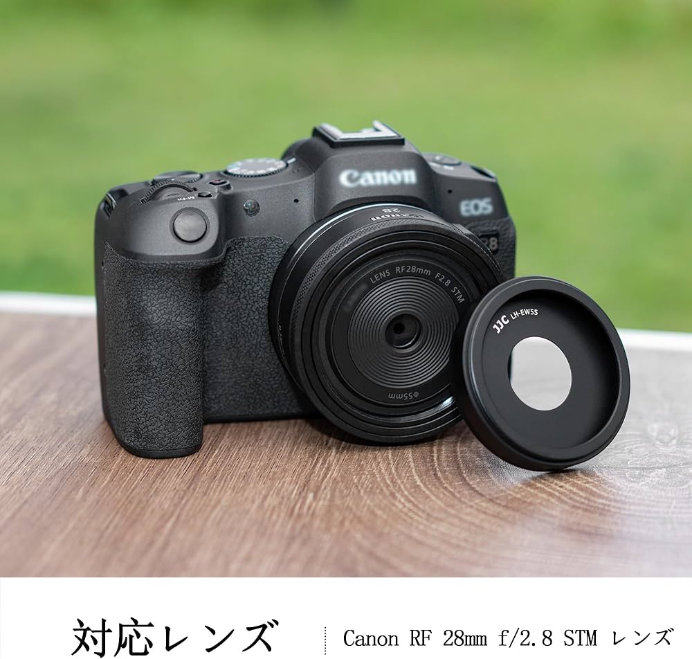 Amazon | JJC EW-55 レンズフード ねじ込む式 フード Canon RF 28mm F2