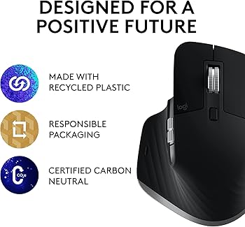 Logitech Mac için MX Master 3S Performans Kablosuz Mouse, 8.000