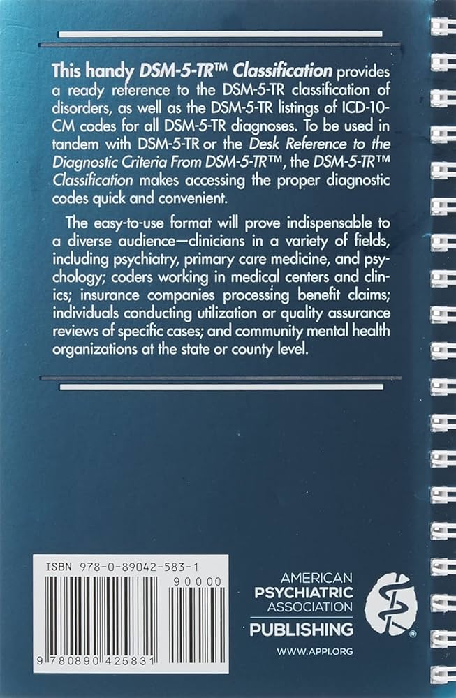 DSM-5-TR Classification (English): American Psychiatric