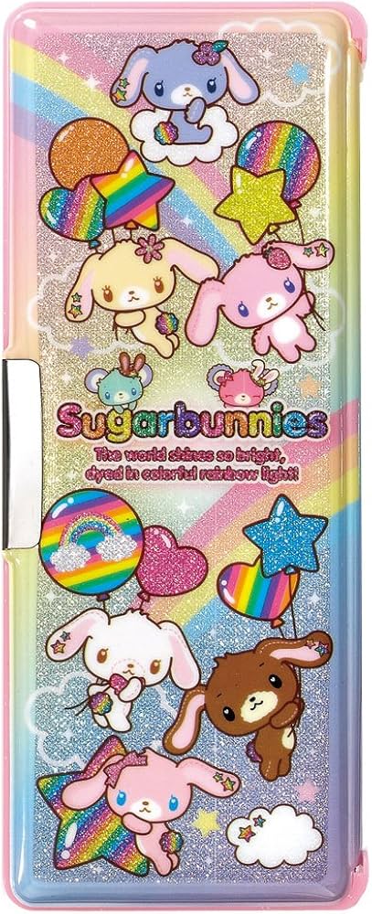 Amazon | サンスター シュガーバニーズ ダブル削器入両面マチック筆入