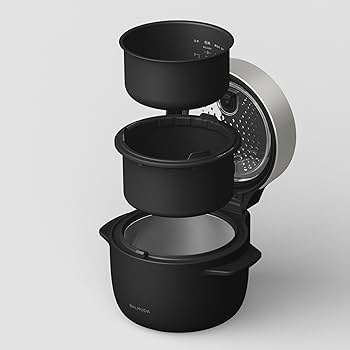 Amazon | バルミューダ ザ ゴハン 3合炊き電気炊飯器 BALMUDA The