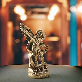 Amazon.co.jp: 大天使聖ミカエル 像 - 聖大天使ミカエルの敗北した邪悪