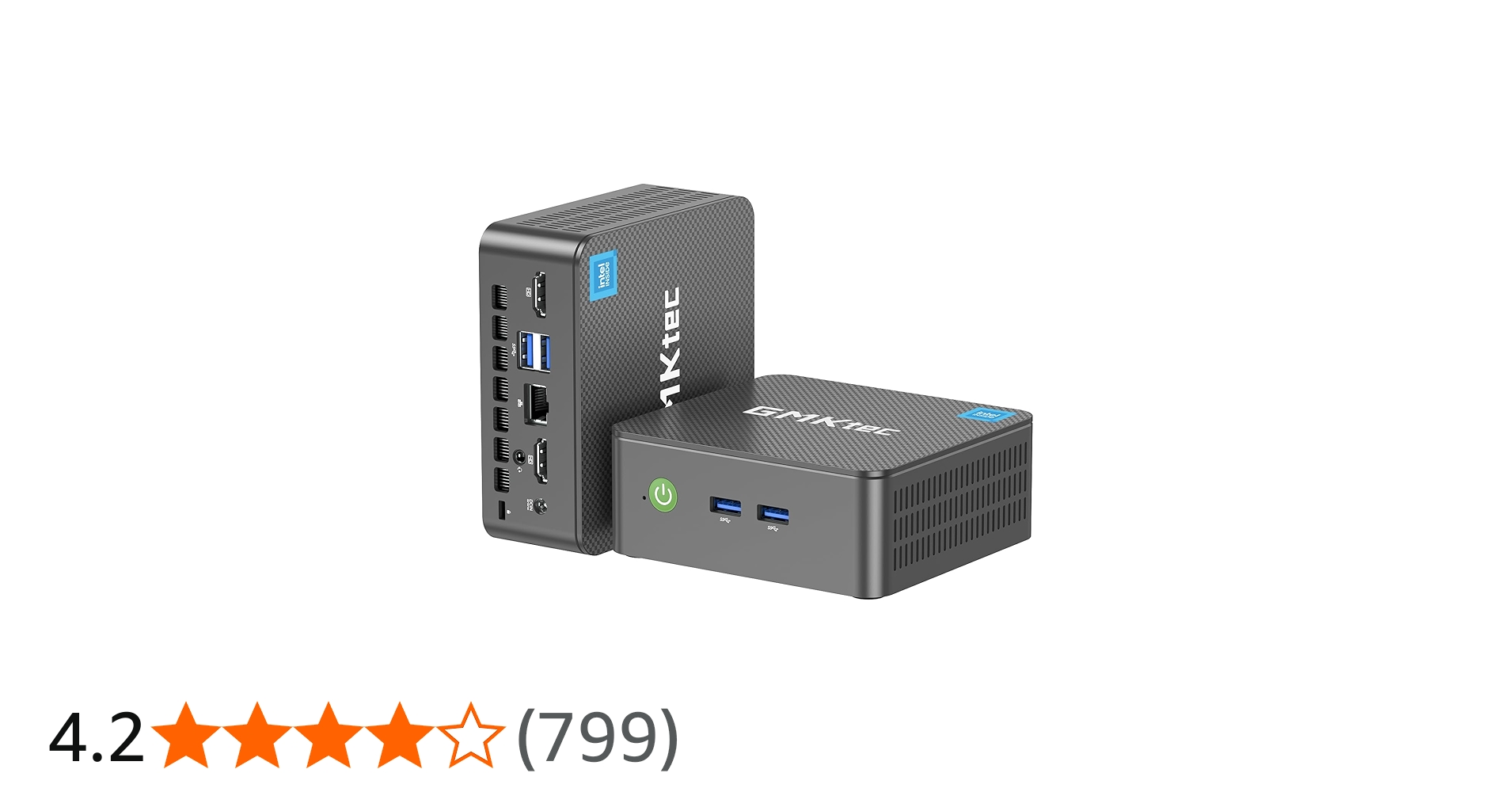 GMKtec Mini PC, Intel N100 Windows 11 Pro (3.4GHz), 16GB DDR4 1TB