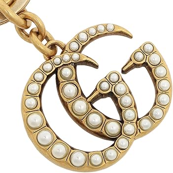 Amazon.co.jp: [グッチ] キーチェーン レディース ダブルG キーリング