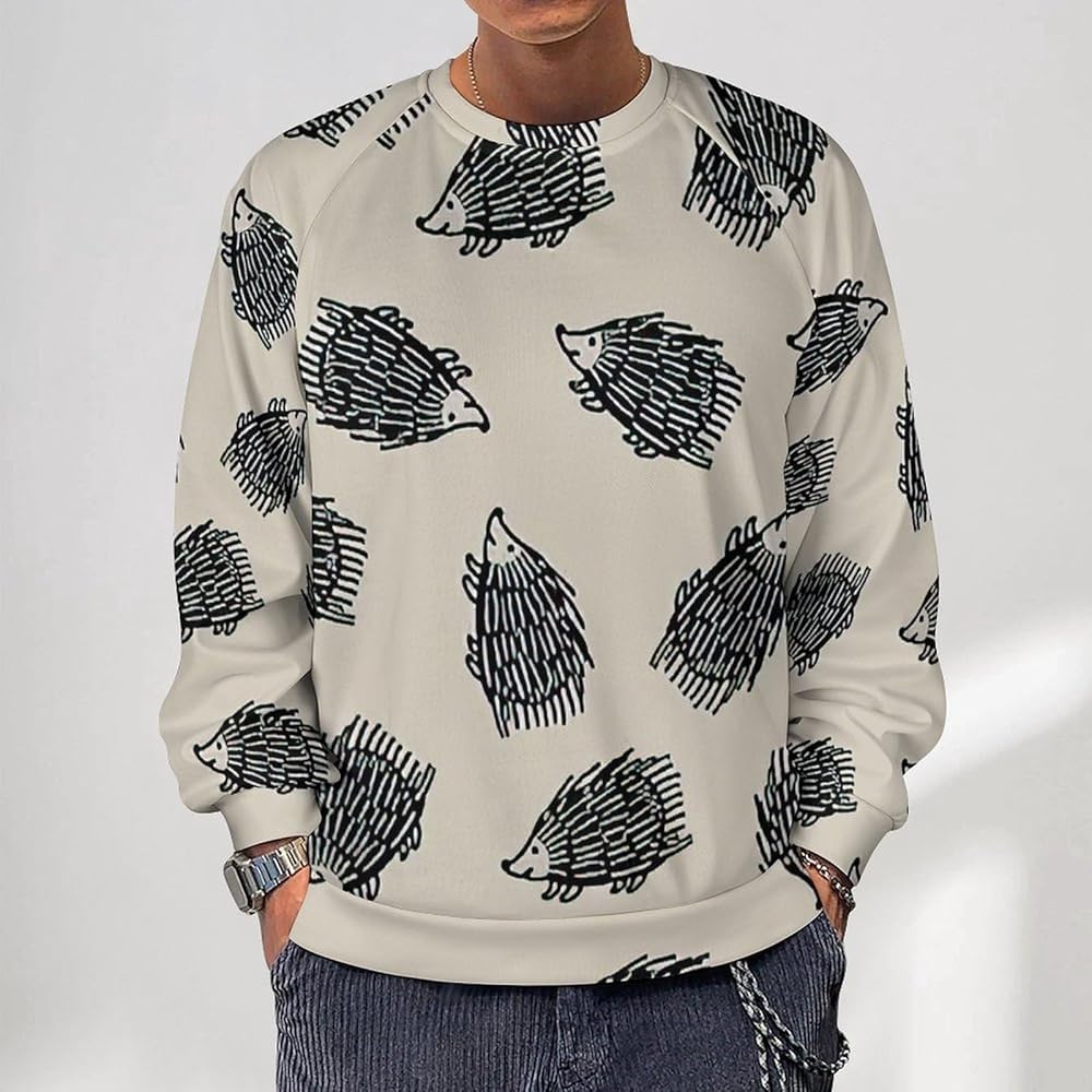 Amazon.co.jp: Lisa Larson Mikey Men's Sweatshirt, Raglan Sleeve