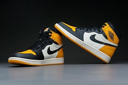 Amazon.com | Jordan Mens Air 1 High OG 555088 711 Taxi - Size 10