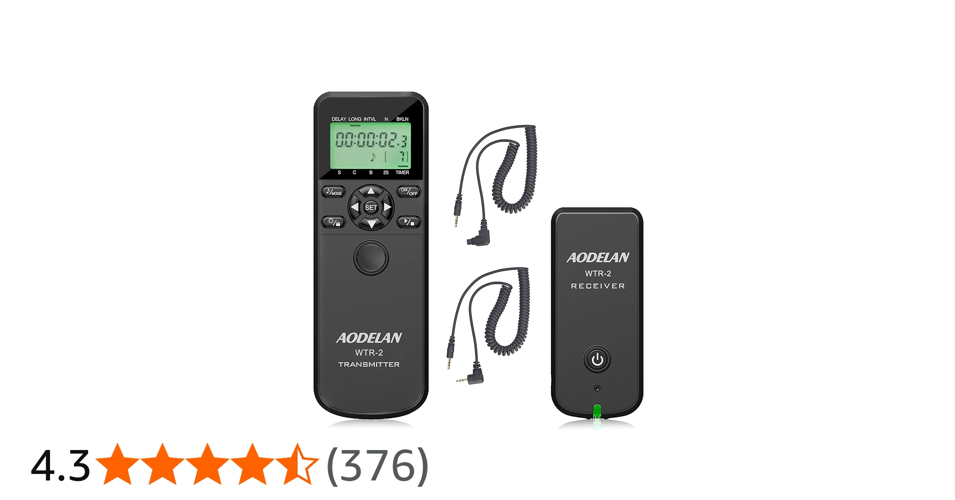 Amazon | AODELAN カメラ ワイヤレス シャッター リリース タイマー