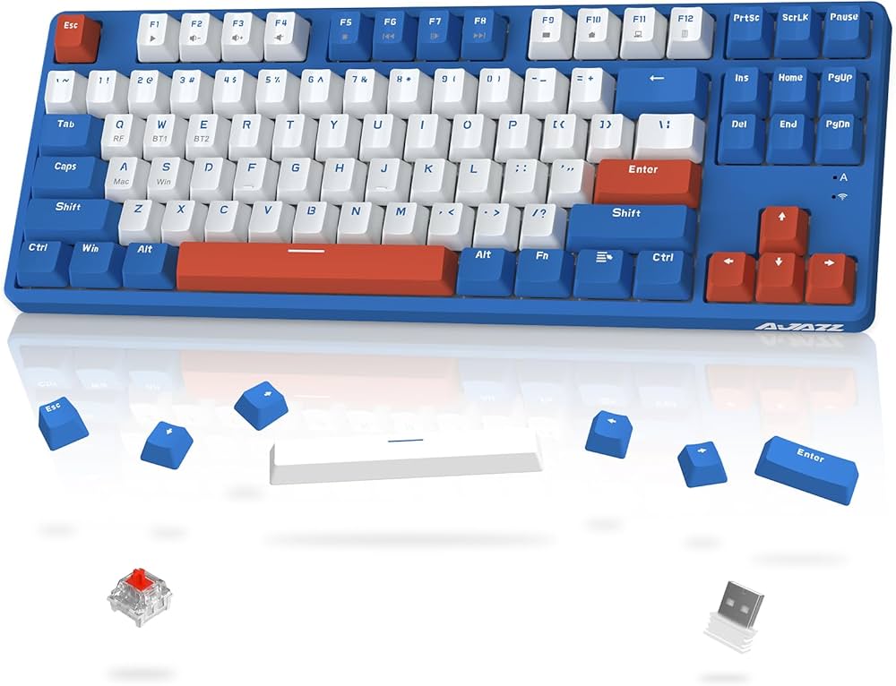 Amazon | A.JAZZ x ATTACK SHARK AK871 ゲーミングキーボード