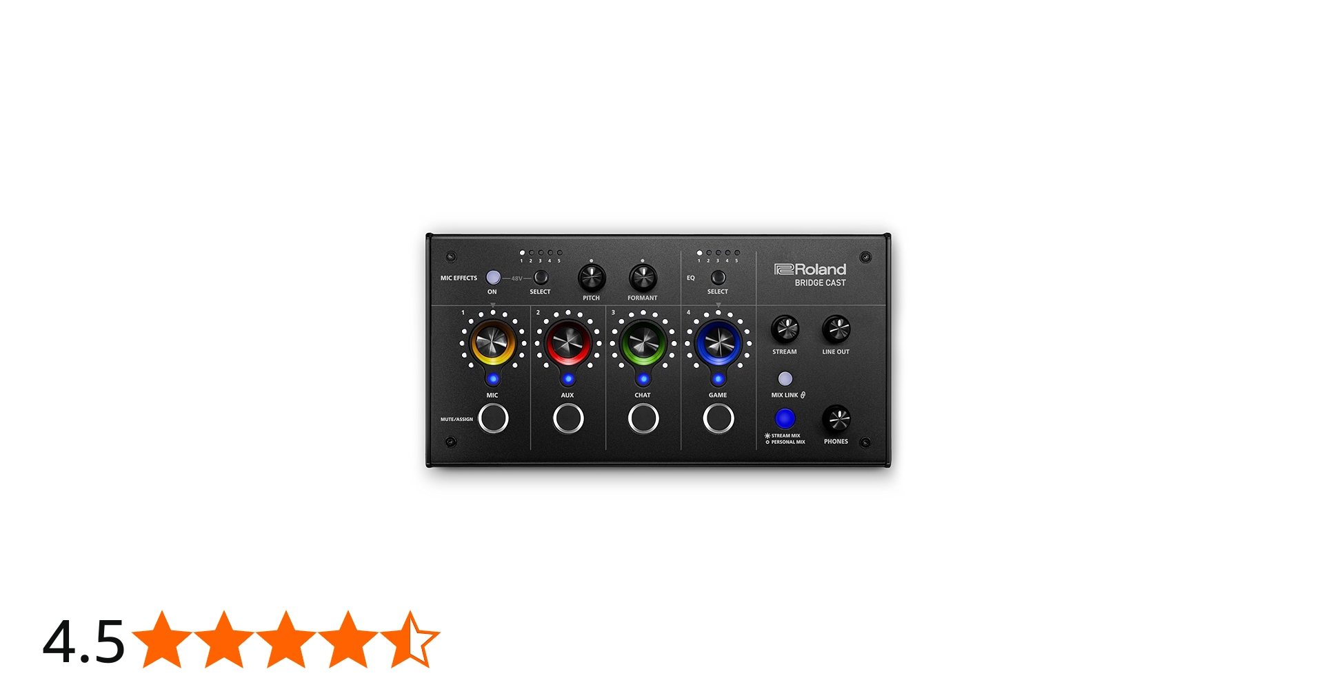Roland BRIDGE CAST Dual Bus Gaming Mixer | Professional Audio