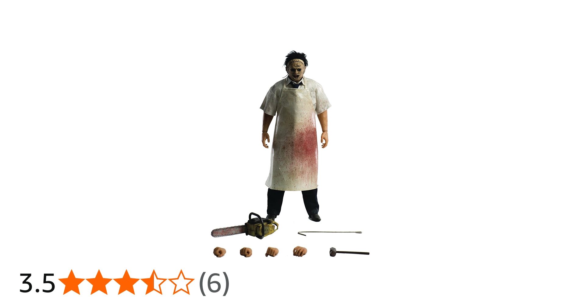 Amazon | ThreeZero テキサスチェーンソー大虐殺:レザーフェイス1:6