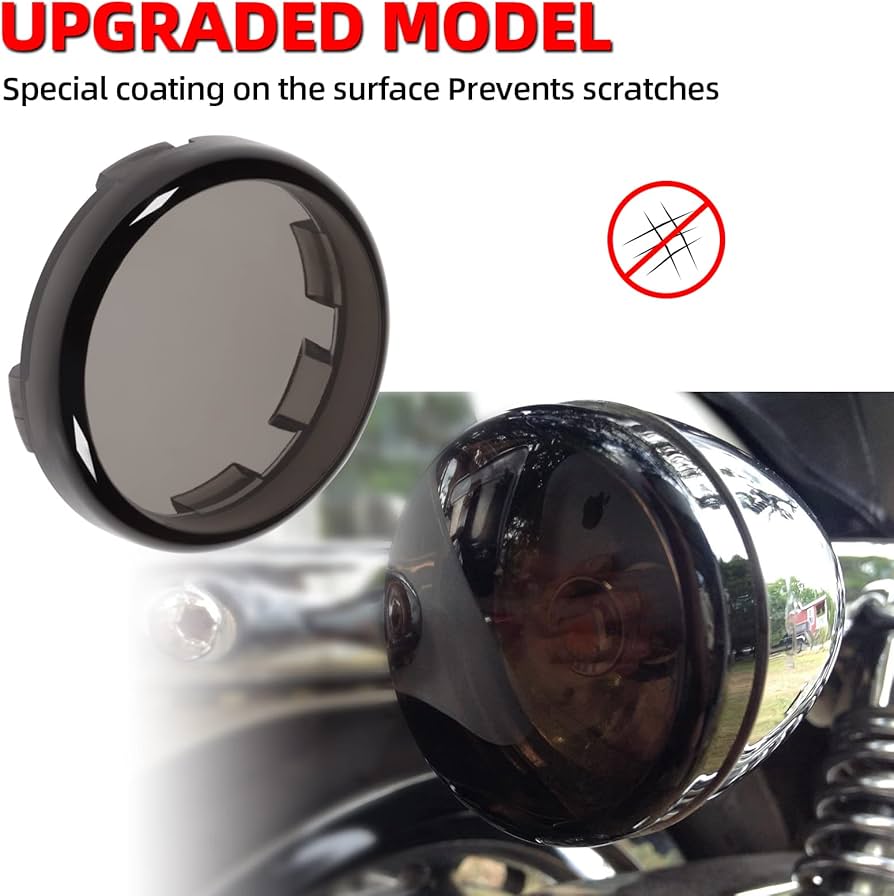 Amazon | Amazicha スモークブレットウィンカーライトレンズカバー