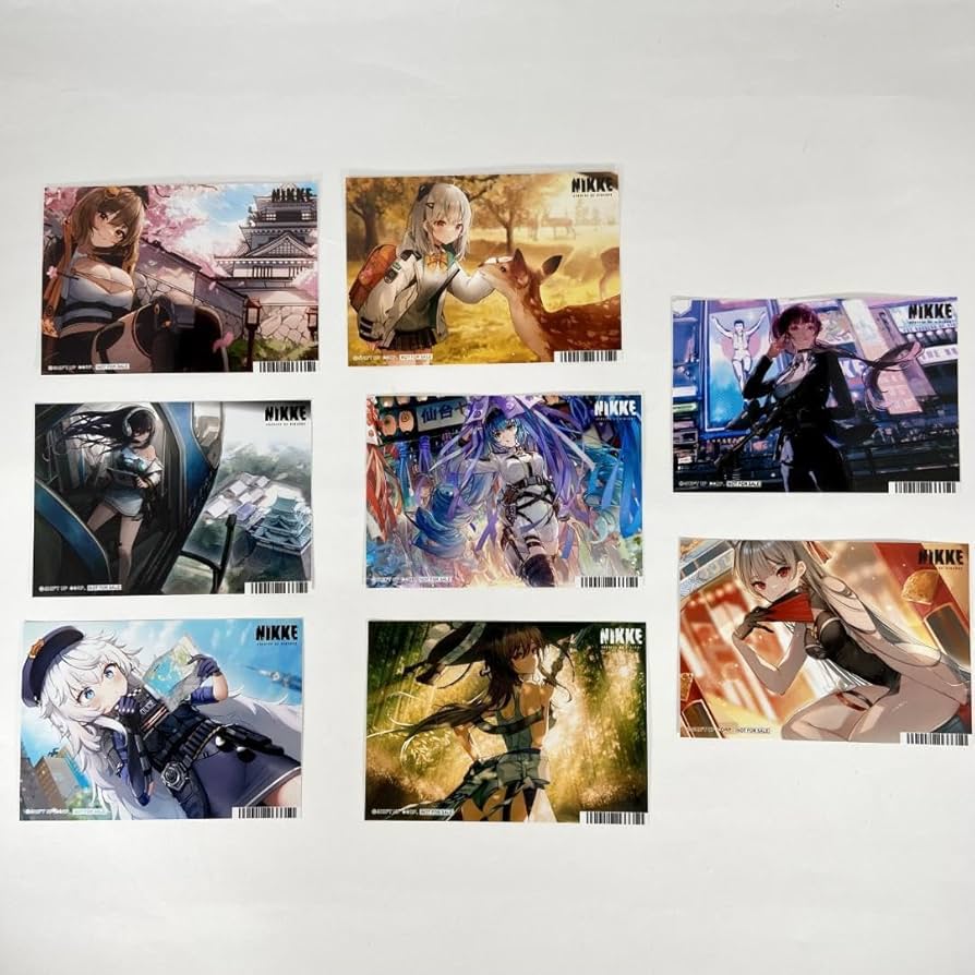 Amazon.co.jp: 勝利の女神 NIKKE ニケ アニメイト特典 ポストカード 全