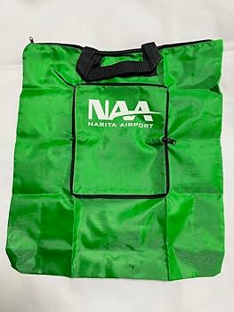 Amazon.co.jp: 成田空港 NAA 折り畳み ファスナー付き エコバッグ