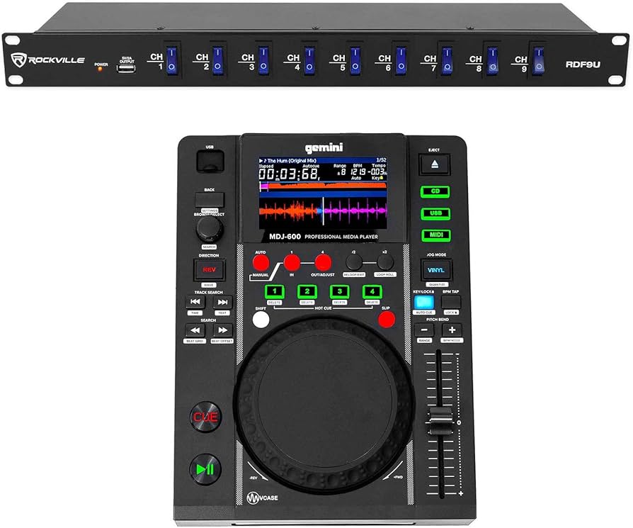 Amazon.com: Gemini MDJ-600 Single Tabletop USB/CD Media Player DJ
