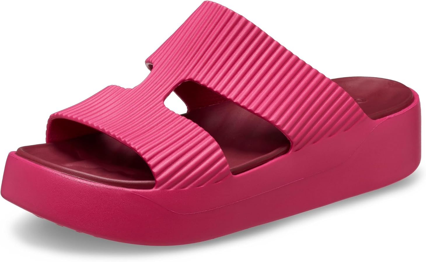Amazon.com | Crocs Women's Getaway Platform H-Strap Sandals, Wedge