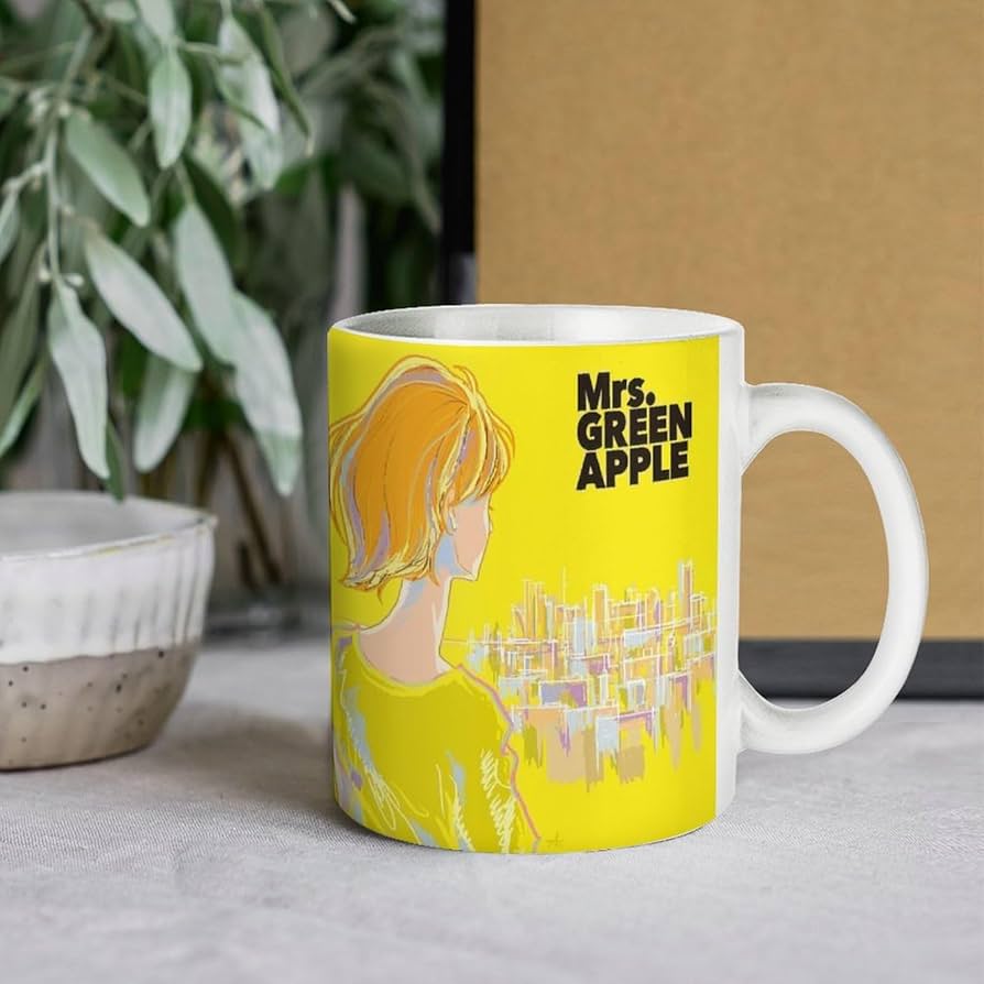 Amazon.co.jp: ミセス・グリーン・アップル マグカップ コップ 陶器