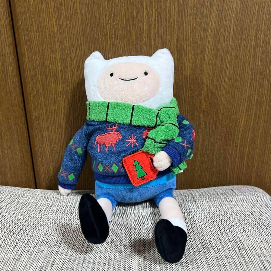 Amazon.co.jp: アドベンチャータイム フィン クリスマス ぬいぐるみ