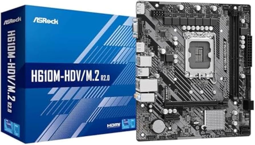 Amazon.com: Carte Mère ASRock H610M-HDV/M.2 R2.0 (Intel LGA 1700
