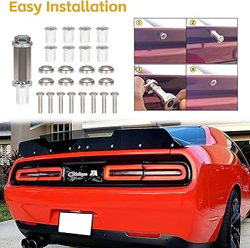 Amazon | リアウィッカービルスポイラー ダッジチャレンジャー2015