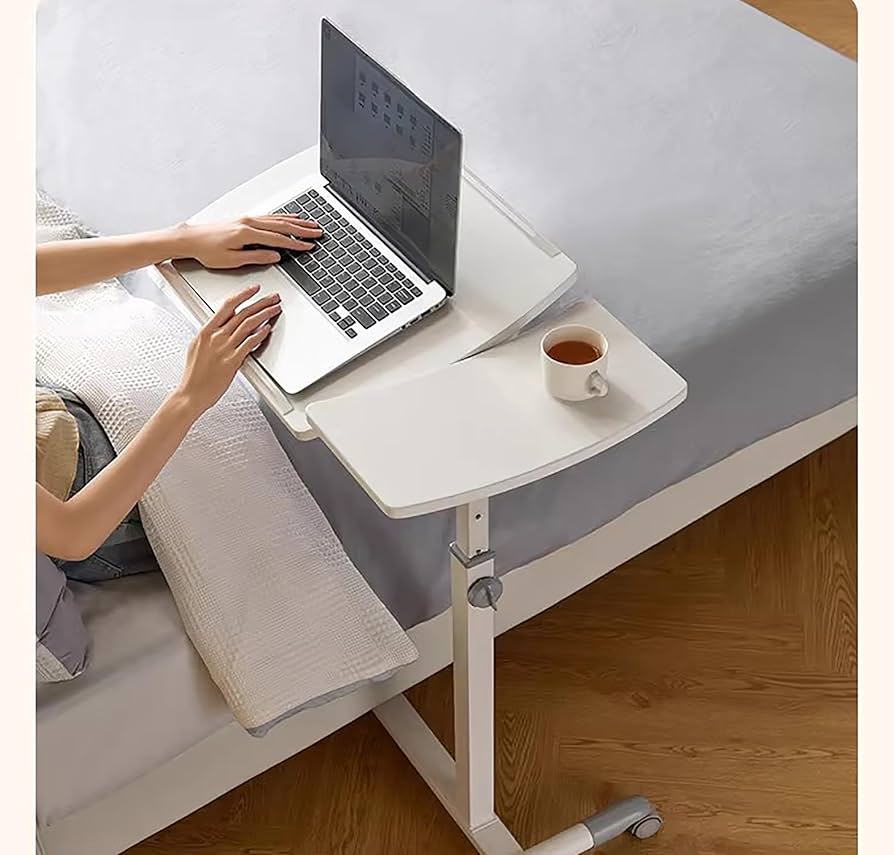 Amazon.co.jp: サイドテーブル 移動式 昇降式テーブル 角度調整 高さ