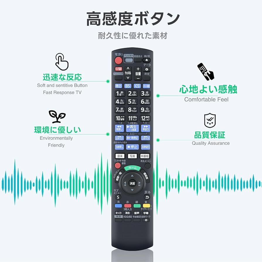 Amazon | ブルーレイリモコン N2QAYB001249 for Panasonic