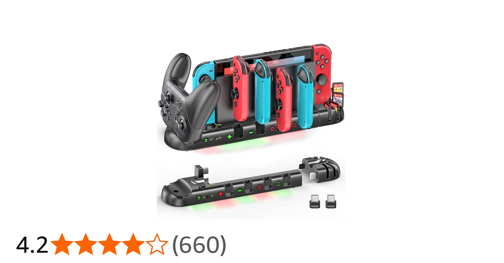 Amazon.co.jp: Switch ジョイコン プロコン 充電 スタンド Switch