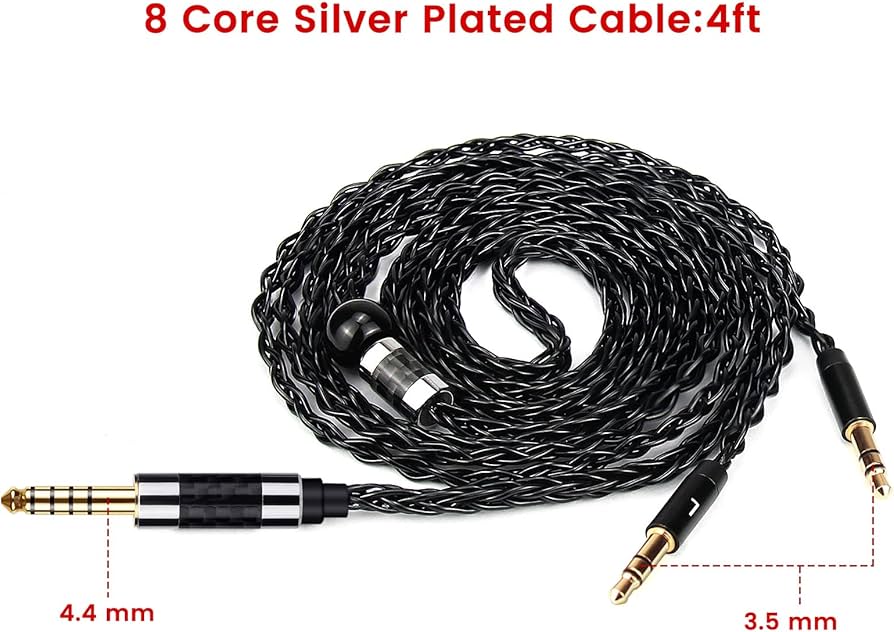 Amazon | weishan バランスケーブル 交換用 Hifiman Sundara、HE4XX