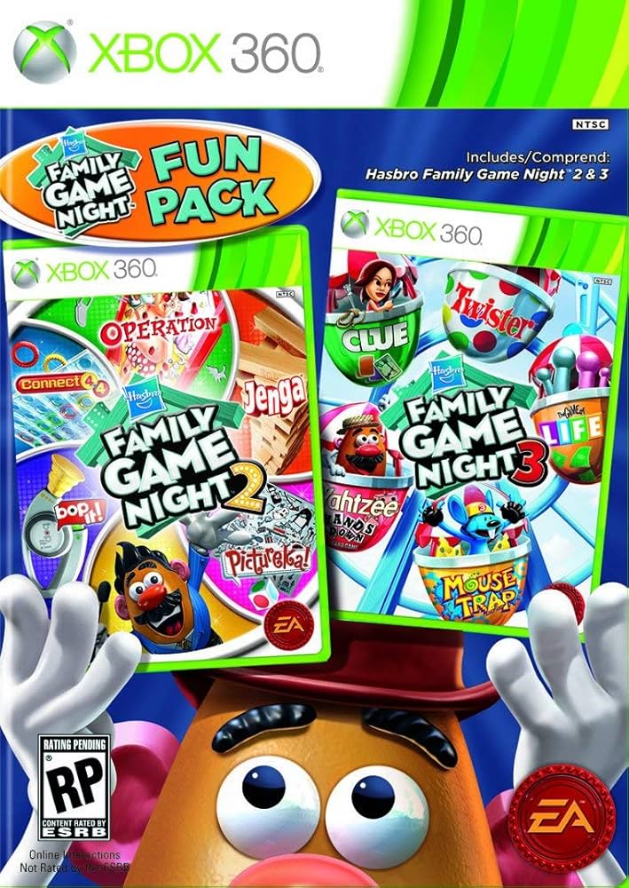 Amazon.com: Hasbro Family Game Night Fun Pack - Xbox 360 (Renewed