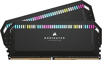 CORSAIR Dominator Platinum RGB DDR5 RAM 64GB (2x32GB) 6800MHz CL40