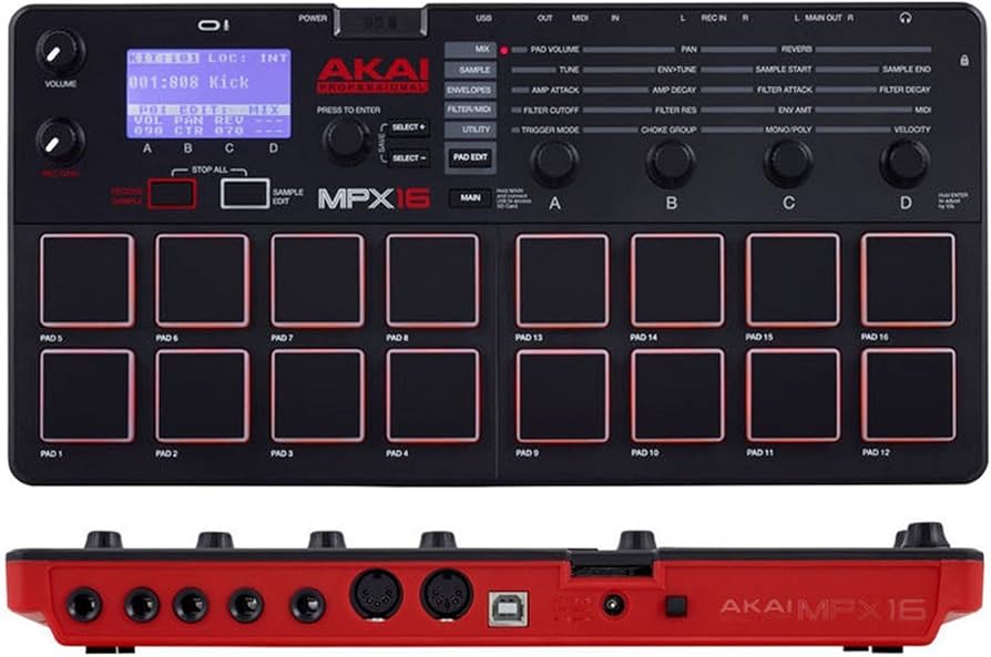 Amazon | Akai Professional サンプラー 16パッド SDカードスロット