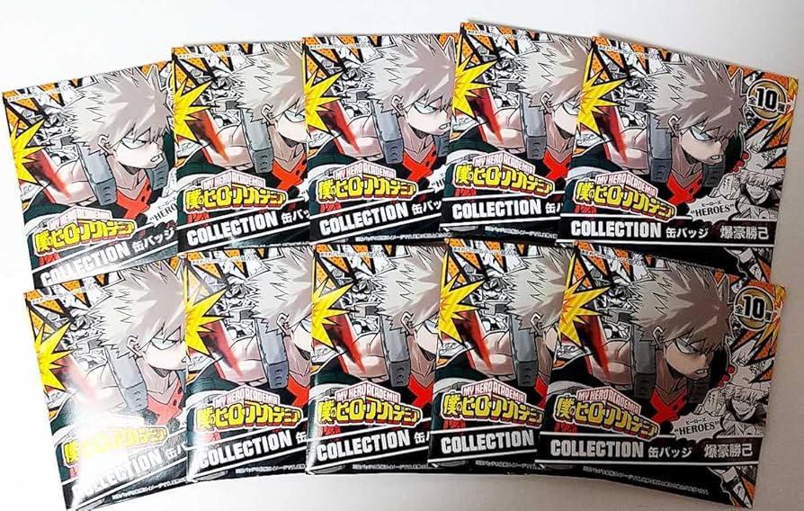 Amazon.co.jp: 爆豪勝己 コレクション缶バッジ HEROES 10点セット
